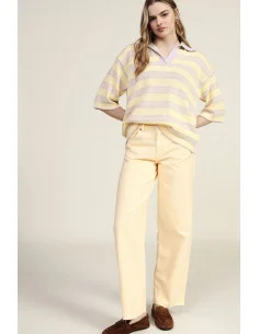 High-Waisted Five-Pocket Wide-Leg Jeans Dixie