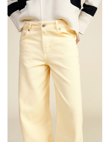 High-Waisted Five-Pocket Wide-Leg Jeans Dixie