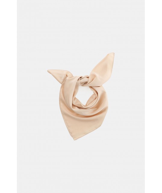 Plain Square Scarf With Simple Hem Please