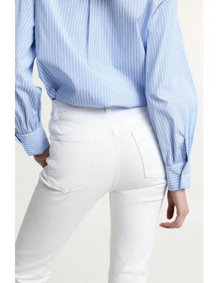High-Waisted Five-Pocket Flare Jeans Please
