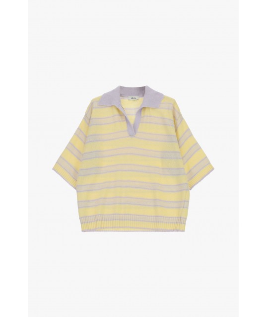 Dixie Classic Short Sleeve Striped Top