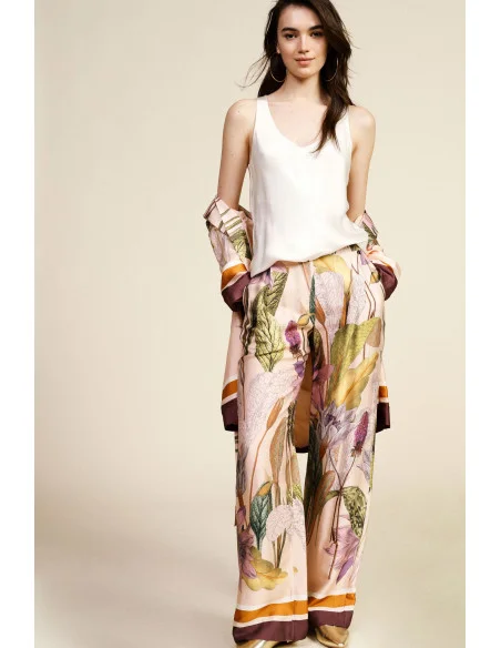 Palace Pantalon Botanical Fantasy Taille Haute Dixie