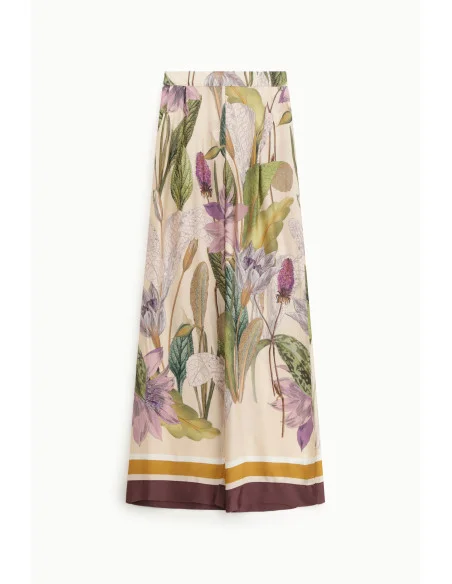 Palace Trousers Botanical Fantasy High Waisted Dixie