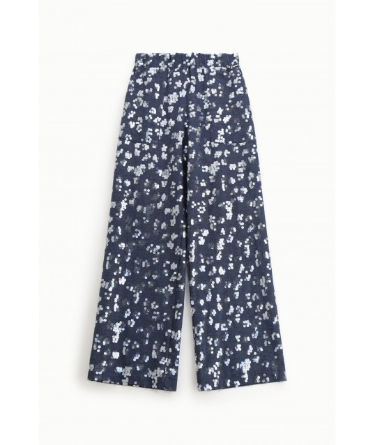 Pantalon Palace Fantasy Sequins Taille Haute Dixie