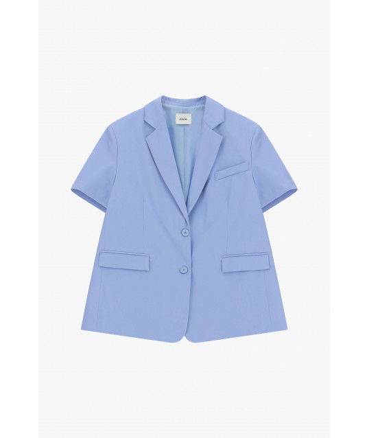 Blazer Maniche Corte Con Tasche A Filetto Dixie