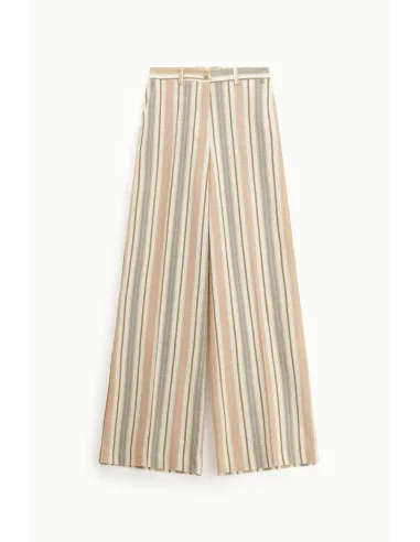 Dixie High Waist Striped Palace Trousers