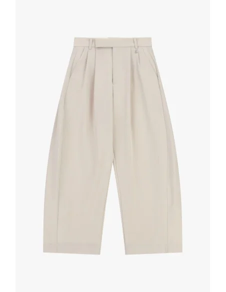 High Waisted Cropped Palace Trousers With Dixie Darts