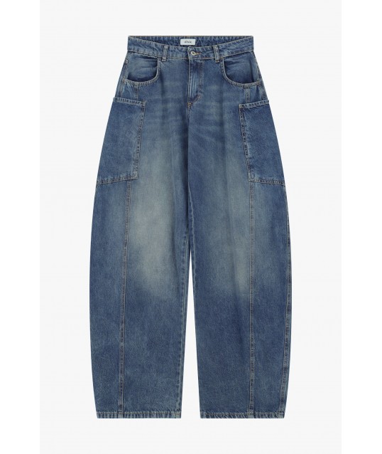 Jean ballon avec poches latérales larges Dixie