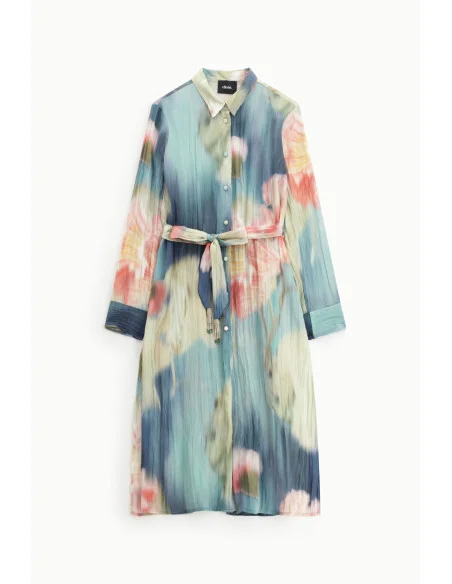 Fluid Trench Coat With Adjustable Belt Dixie