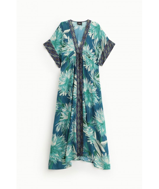 Robe longue à imprimé floral captivant Dixie