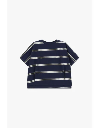 T-Shirt A Righe Vestibilità Ampia Girocollo Dixie