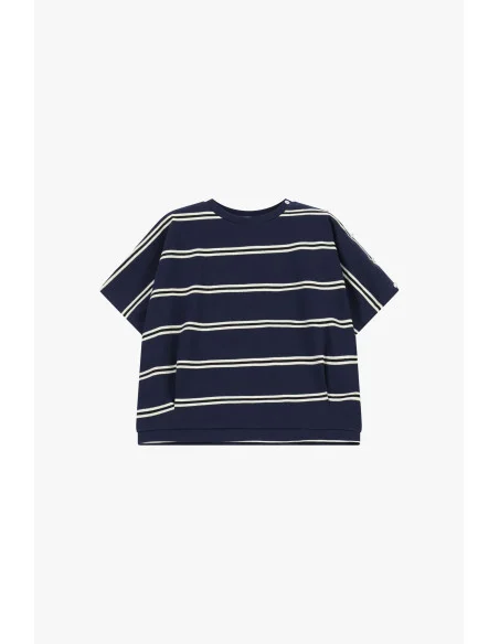 Striped T-Shirt, Loose Fit, Crew Neck Dixie