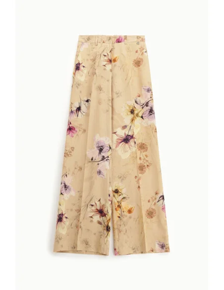 Pantaloni Ampi A Fiori Eleganti Dixie
