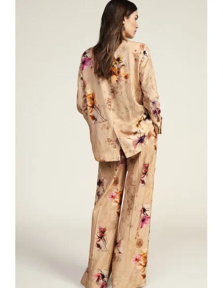 Pantaloni Ampi A Fiori Eleganti Dixie