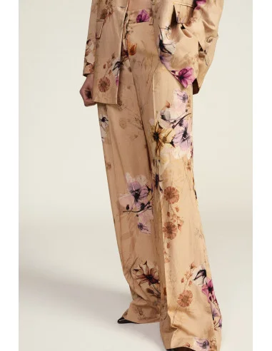 Pantalon large fleuri élégant Dixie