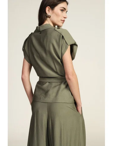 Gilet avec ceinture et poches Dixie