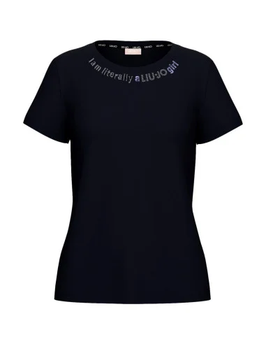T-Shirt Con Logo Stampato Liu Jo