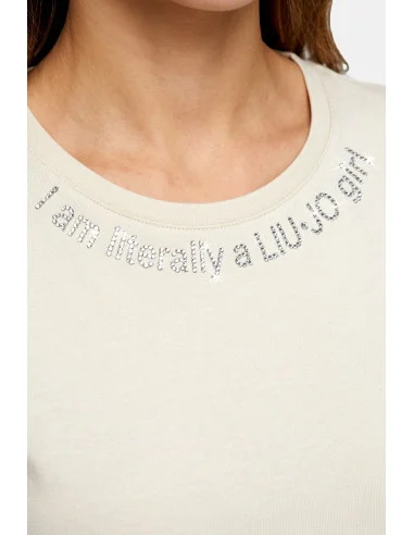 T-Shirt Con Logo Stampato Liu Jo