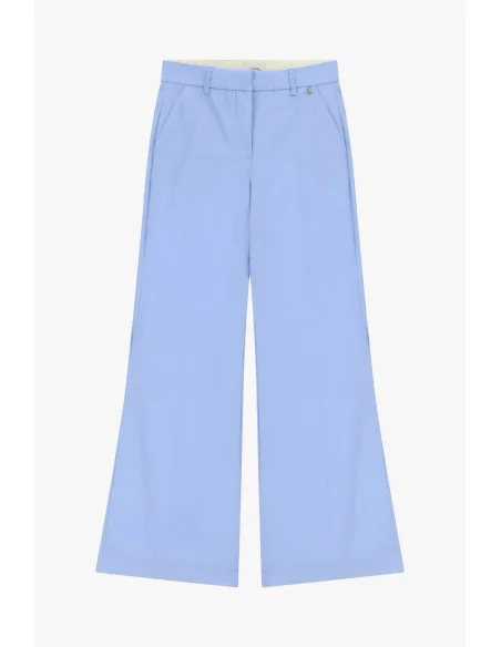 Pantaloni Palazzo A Gamba Ampia Con Tasche Laterali Dixie