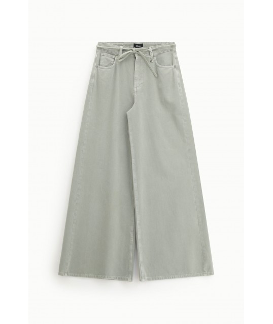 Jeans A Zampa Con Cintura Dixie