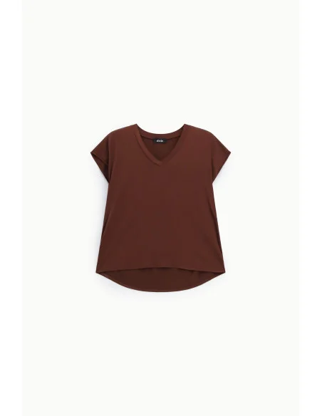 V-Neck Short-Sleeve Blouse Dixie
