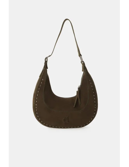 Hobo Bag with Metallic Details Dixie