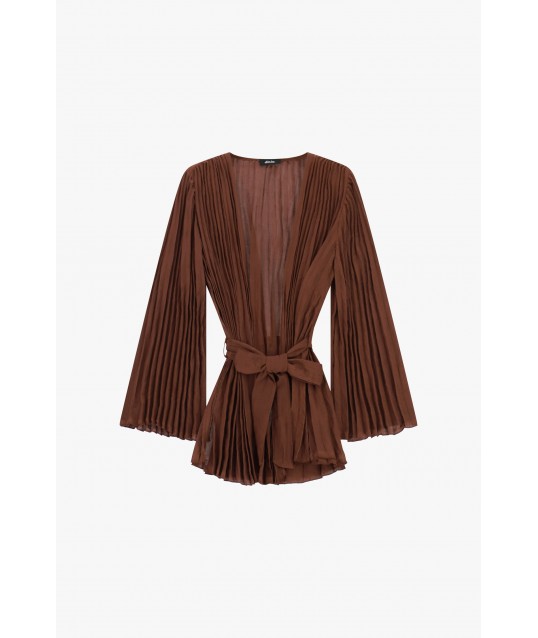 Blazer With Wide Sleeves And Dixie Belt