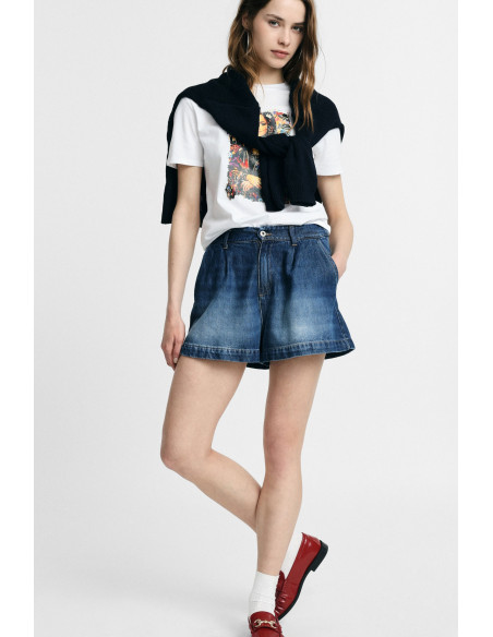 Regular-Fit Shorts With Darts And Front Pockets Please - Vestiti Fi...