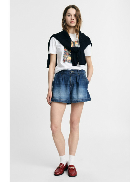 Regular-Fit Shorts With Darts And Front Pockets Please - Vestiti Fi...