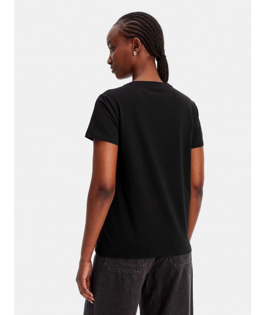 Liu Jo - T-shirt imprimé et orné de strass