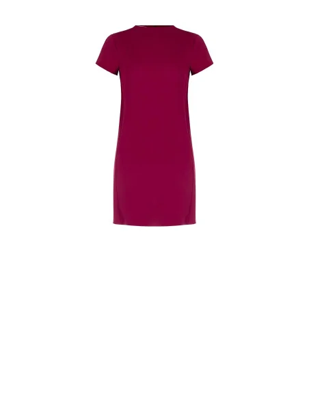 Short Dress In Scuba Crepe With Pockets Rinascimento