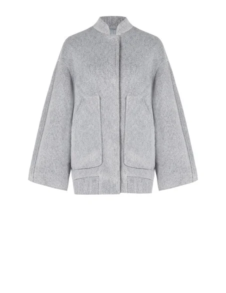 Cappotto Bomber Medio Con Maxi Tasche Rinascimento