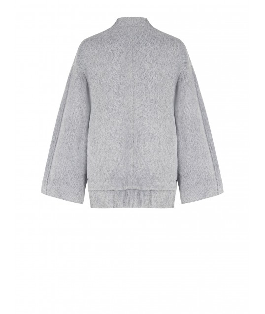 Medium Bomber Coat With Maxi Pockets Rinascimento