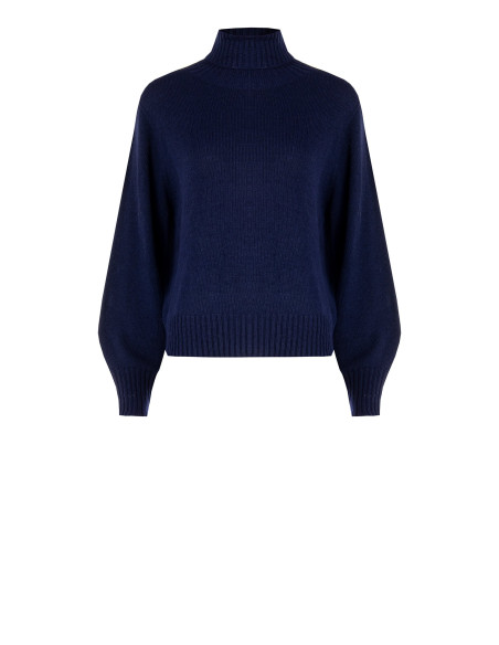 Maglione Dolcevita In Misto Lana Vergine Rinascimento