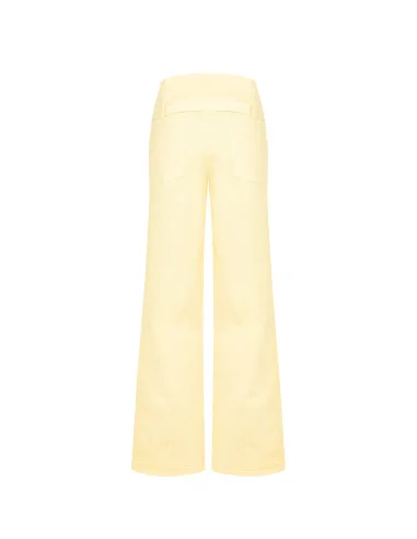 Jean wide leg extensible avec ceinture assortie Rinascimento