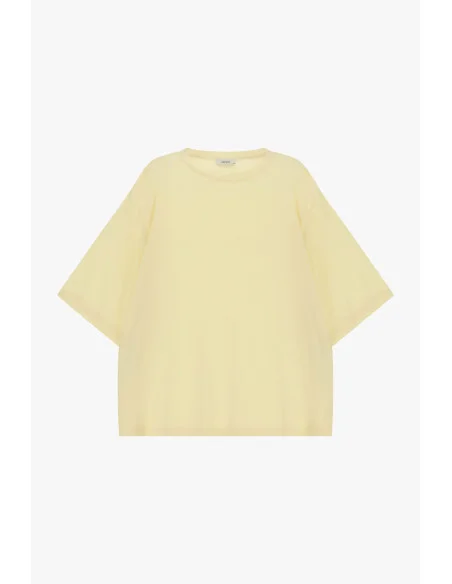 T-Shirt Ampia Con Maniche Corte E Girocollo Dixie
