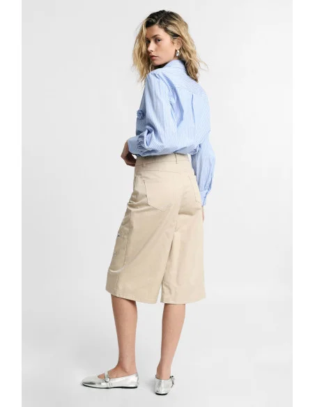 Short au genou avec appliques florales et poches Please