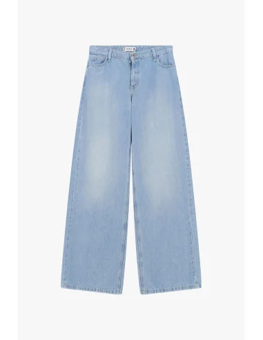 Jeans A Gamba Ampia Vita Alta Cinque Tasche Please