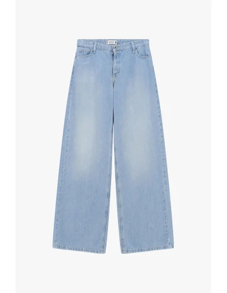 High-Waisted Five-Pocket Wide-Leg Jeans Please