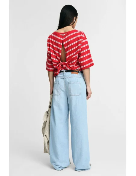 High-Waisted Five-Pocket Wide-Leg Jeans Please