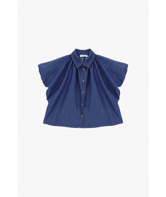 Oversize Shirt With Wide Short Sleeves Please