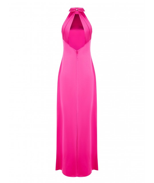 Rinascimento - Robe longue évasée en satin