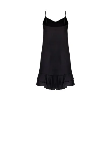 Robe courte en Lyocell ultraléger avec application de roses Rinascimento