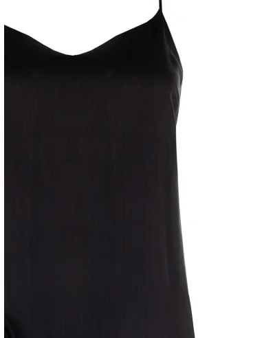 Ultralight Lyocell Short Dress With Applied Roses Rinascimento