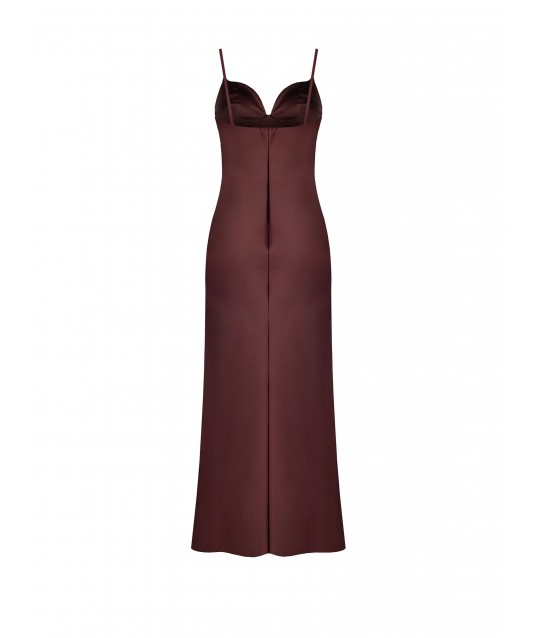 Rinascimento Satin Sweetheart Neckline Petticoat Dress