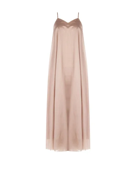 Rinascimento - Robe longue trapèze en lyocell ultraléger