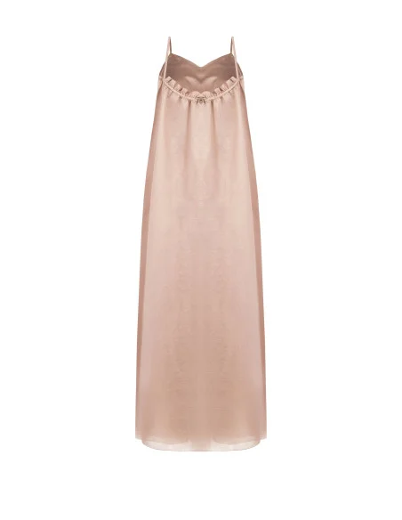 Rinascimento Ultralight Lyocell Trapeze Maxi Dress