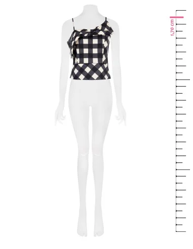 Top Bustier In Misto Cotone Con Maxi Fiocco Rinascimento
