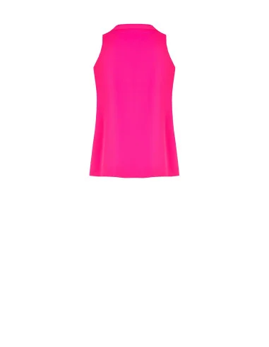 Blusa Fluida In Raso Opaco Con Volant Davanti Rinascimento