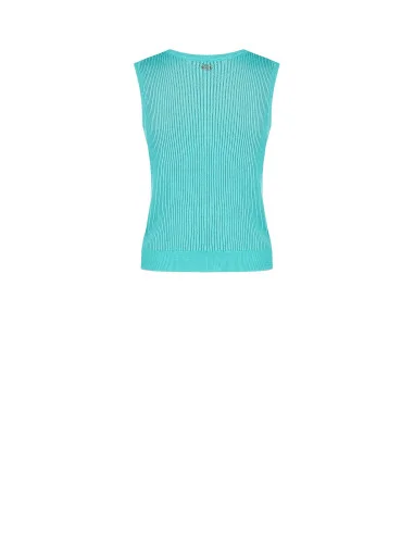 Rinascimento Corduroy Viscose Blend Fitted Top